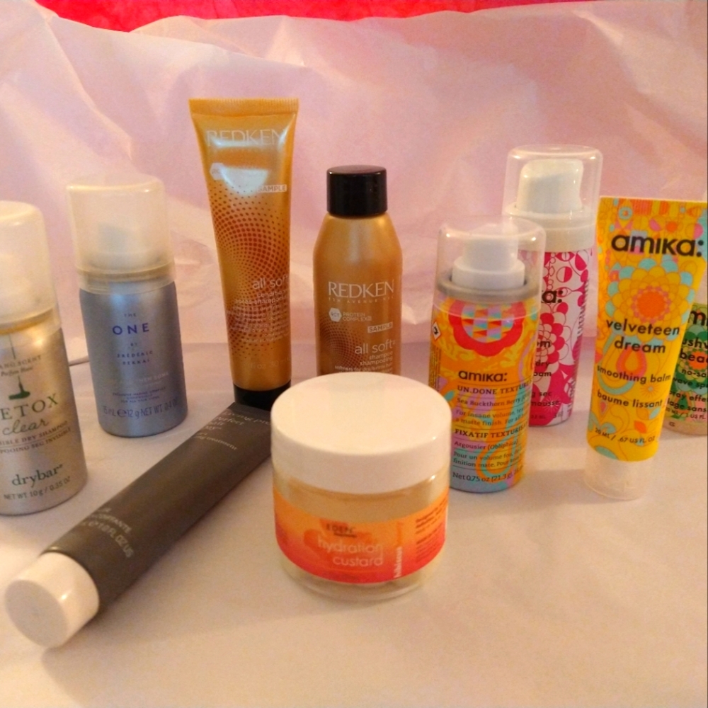 HAIR PRODUCTS 10 DELUXE SAMPLES + 1 free